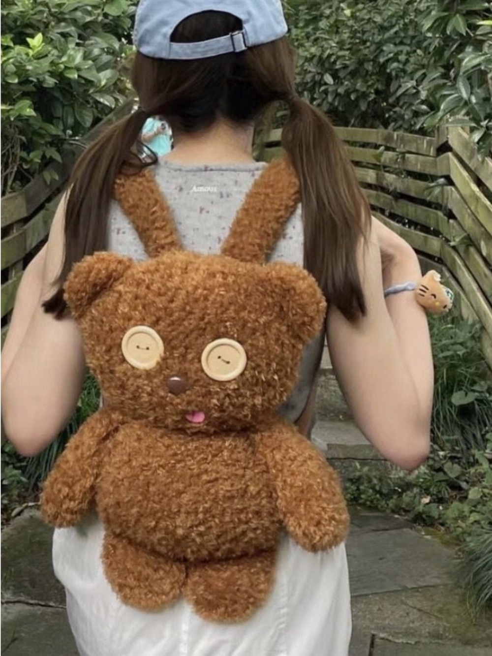Universal Studios minions “Tim” The Teddy Bear Plush Backpack